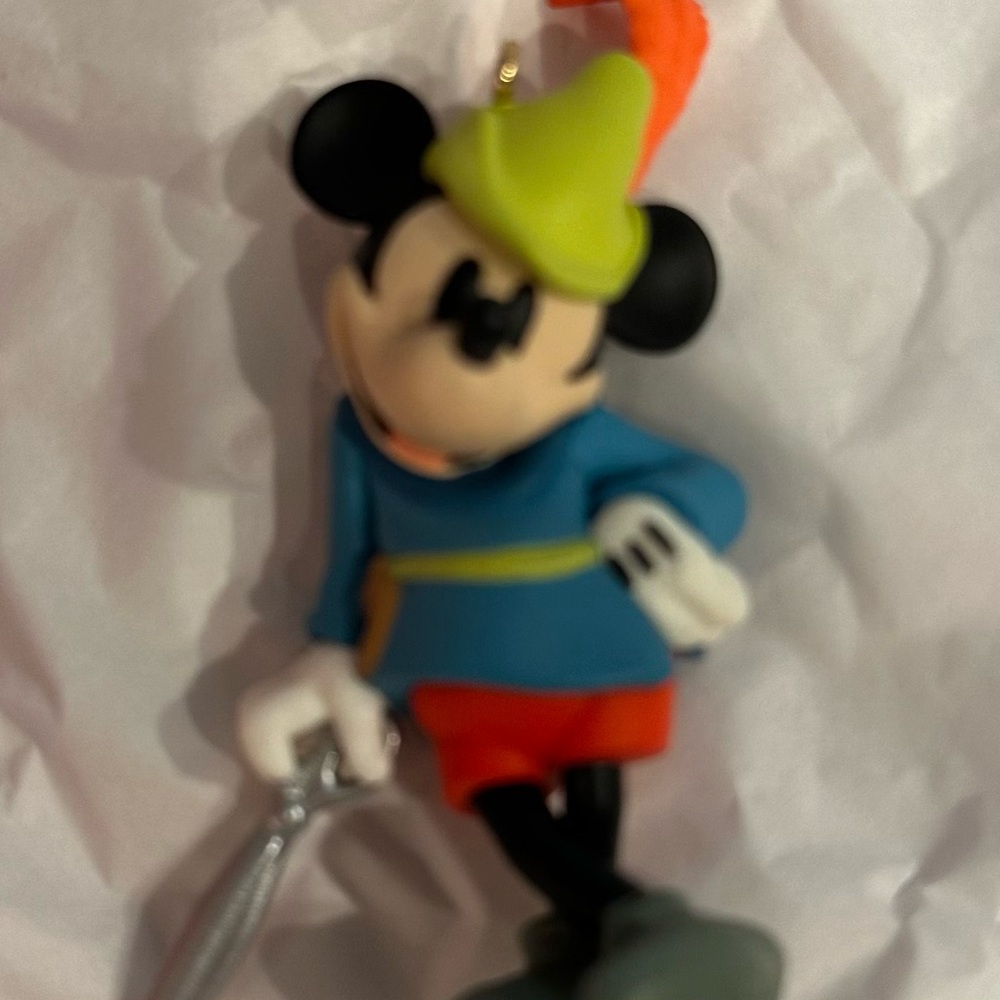 Hallmark Keepsake Mickey Mouse Brave Little Tailor Ornament - Red, Blue, Green - Picture 3 of 5